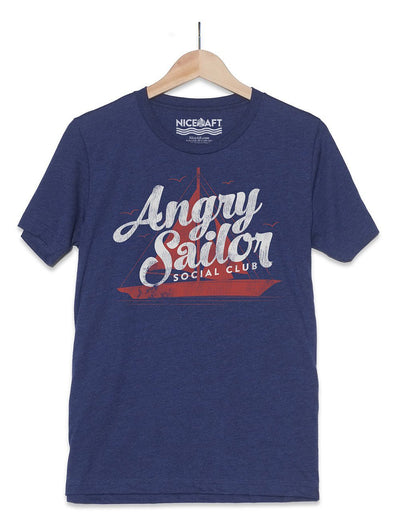 Angry Sailor Social Club T-Shirt - Nice Aft