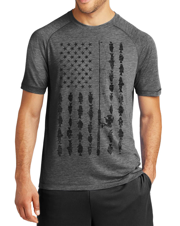 American Flag Fishing Shirt - Nice Aft