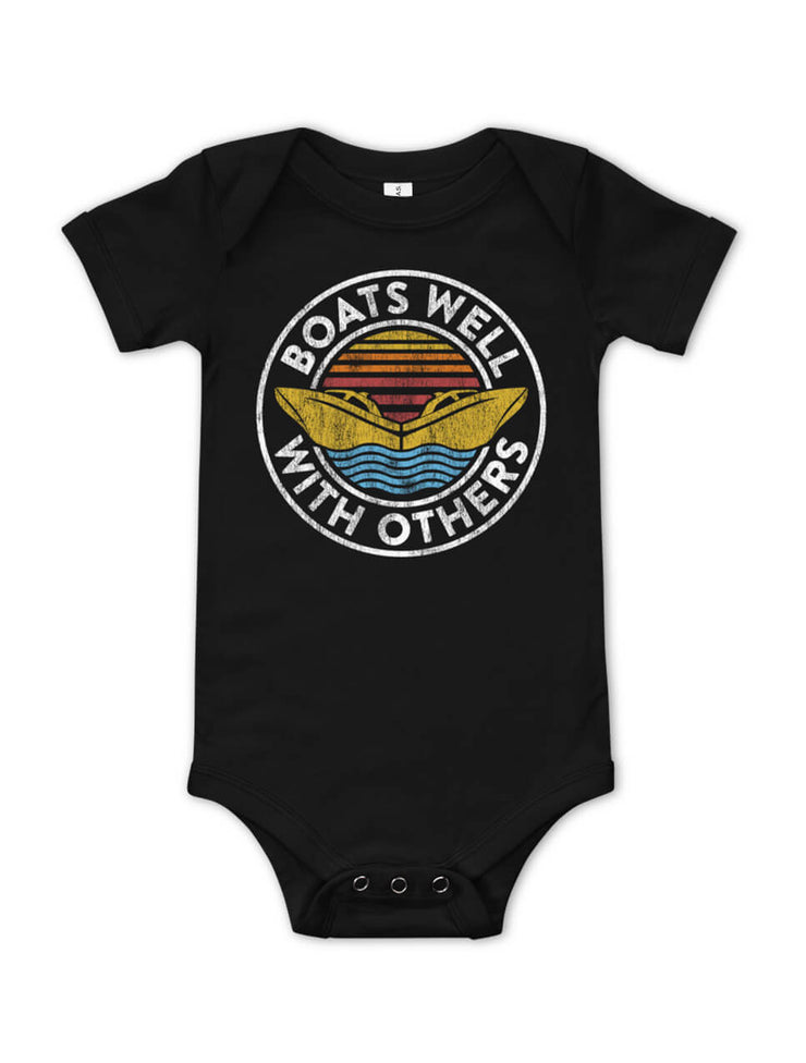 Boats Well With Others Baby Bodysuit - Nice Aft