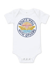 Boats Well With Others Baby Bodysuit - Nice Aft