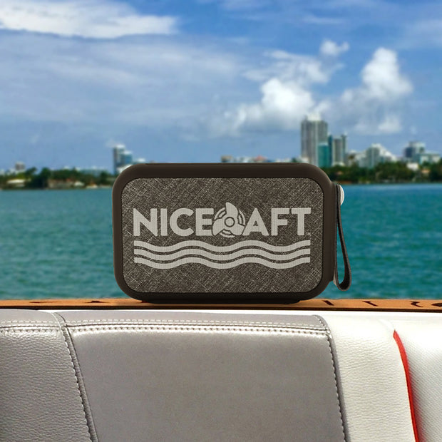 Nice Aft Logo Wireless Bluetooth Water-Resistant Speaker - Nice Aft