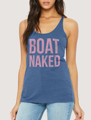 Boat Naked Women's Tank Top - Nice Aft