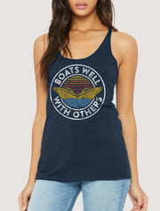 Boats Well With Others Women's Tank Top - Nice Aft