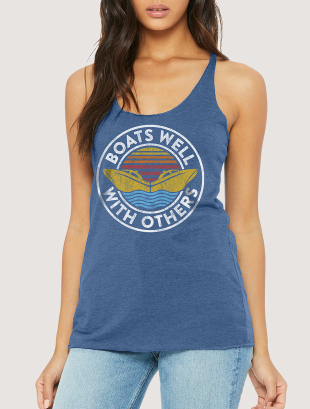 Boats Well With Others Women's Tank Top - Nice Aft