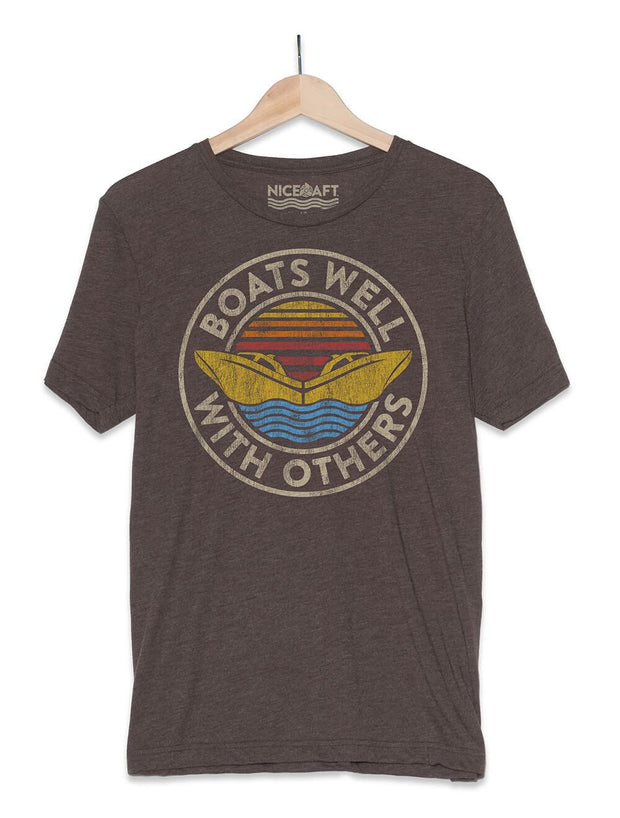 Boat Shirt | Boats Well With Others T-Shirt - Nice Aft
