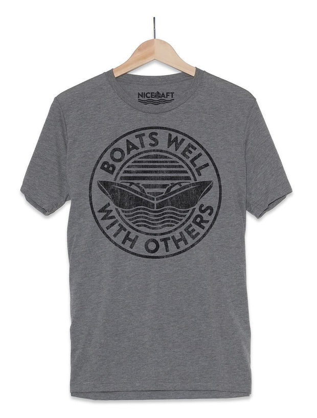 Boat Shirt | Boats Well With Others T-Shirt - Nice Aft