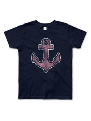 Vintage Anchor Kids T-Shirt - Nice Aft