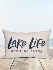 Lake Life | Don't Be Salty Lumbar Pillow - Nice Aft