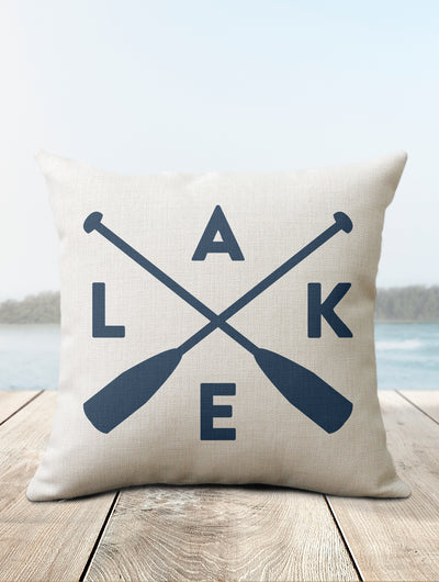 LAKE Pillow | Lake House Decor - Nice Aft