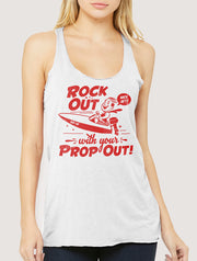 Rock Out With Your Prop Out! Women's Tank Top - Nice Aft